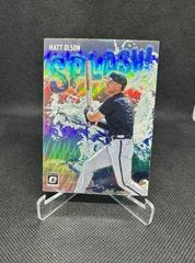 Matt Olson [Holo] #SP-10 Baseball Cards 2022 Panini Donruss Optic Splash Prices