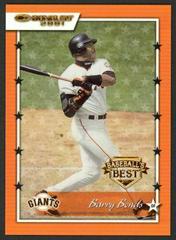 Barry Bonds [Baseball's Best Bronze] #2 Baseball Cards 2001 Donruss Prices