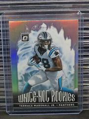 Terrace Marshall Jr. #WHR-9 Football Cards 2021 Panini Donruss Optic White Hot Rookies Prices