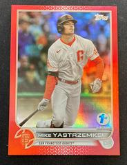 Mike Yastrzemksi [Red] Baseball Cards 2022 Topps 1st Edition Prices