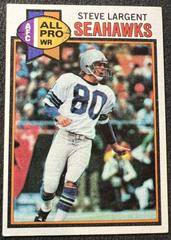 Steve Largent [Cream Colored Back] #198 Football Cards 1979 Topps Prices