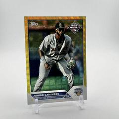 Junior Caminero [Foilfractor] #PD-139 Baseball Cards 2023 Topps Pro Debut Prices
