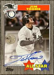 Jim Thome [Gold] Baseball Cards 2022 Topps Update 1987 Autographs Prices