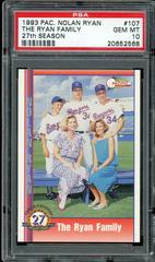 The Ryan Family Baseball Cards 1993 Pacific Nolan Ryan 27th Season Prices