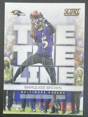 Marquise Brown #TL-MB Football Cards 2022 Panini Score Toe the Line Prices
