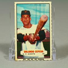 Orlando Cepeda [Hand Cut] Baseball Cards 1963 Bazooka Prices