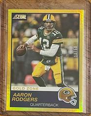 Aaron Rodgers [Gold Zone] #223 Football Cards 2019 Panini Score Prices