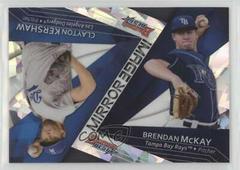 Brendan McKay,  Clayton Kershaw [Atomic Refractor] #MI-12 Baseball Cards 2017 Bowman's Best Mirror Image Prices