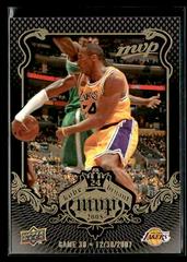 Bryant #KB-30 Basketball Cards 2008 Upper Deck MVP Kobe Prices