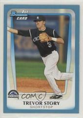 Trevor Story [Blue] #BDPP84 Baseball Cards 2011 Bowman Draft Prospects Prices