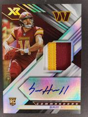 Sam Howell #RSA-SH Football Cards 2022 Panini XR Rookie Swatch Autographs Prices