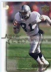 Tim Brown Football Cards 2000 Upper Deck Ovation Star Performers Prices