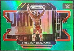 Shelton Benjamin [Green Prizm] #2 Wrestling Cards 2022 Panini Prizm WWE Prices