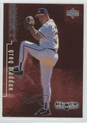 Greg Maddux [Double] #9 Baseball Cards 1999 Upper Deck Black Diamond Prices