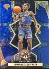 Immanuel Quickley [Fast Break Blue] #90 Basketball Cards 2021 Panini Mosaic Prices