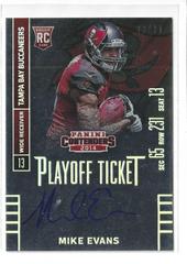 Mike Evans [Standing Autograph Playoff Ticket] Football Cards 2014 Panini Contenders Prices