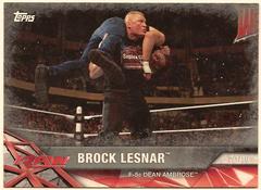 Brock Lesnar [Silver] #58 Wrestling Cards 2017 Topps WWE Road To Wrestlemania Prices