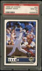 Sammy Sosa #67 Baseball Cards 1999 UD Choice Prices