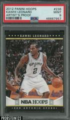 Kawhi Leonard [Artist's Proof] Basketball Cards 2012 Panini Hoops Prices