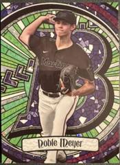 Noble Meyer [Mini Diamond] #BG-14 Baseball Cards 2023 Bowman Draft Glass Prices