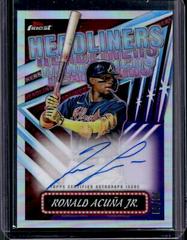 Ronald Acuna Jr. Baseball Cards 2023 Topps Finest Headliners Autographs Prices