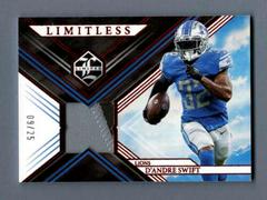 D'Andre Swift [Ruby] Football Cards 2022 Panini Limited Materials Prices