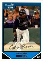 Doc (Cedric) Brooks #BP62 Baseball Cards 2007 Bowman Prospects Prices