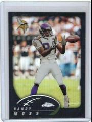 Randy Moss [Black Refractor] #17 Football Cards 2002 Topps Chrome Prices
