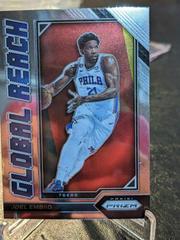 Joel Embiid #7 Basketball Cards 2022 Panini Prizm Global Reach Prices