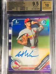 Austin Warner [Purple Refractor] #CPA-AW Baseball Cards 2019 Bowman Chrome Prospects Autographs Prices