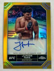 Junior Tafa [Gold Refractor] #CRA-JTA Ufc Cards 2024 Topps Chrome UFC Rookie Autograph Prices
