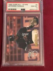 Frank Thomas, Gregg Jeffries #2 Baseball Cards 1995 Fleer All Stars Prices