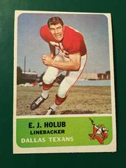 E.J. Holub #30 Football Cards 1962 Fleer Prices