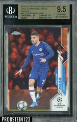Christian Pulisic [Orange Refractor] Soccer Cards 2019 Topps Chrome UEFA Champions League Prices