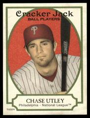 Chase Utley [Mini Sticker] #156 Baseball Cards 2005 Topps Cracker Jack Prices