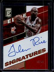 Glen Rice [Red] #ES-GRC Basketball Cards 2022 Panini Donruss Elite Signatures Prices