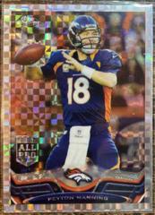 Peyton Manning [Blue Jersey Xfractor] Football Cards 2013 Topps Chrome Prices