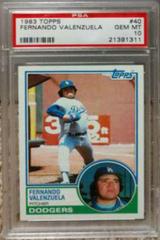 Fernando Valenzuela #40 Baseball Cards 1983 Topps Prices