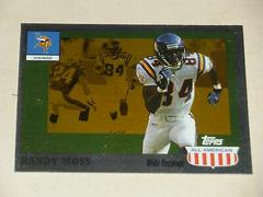 Randy Moss [Foil Gold] Football Cards 2003 Topps All American Prices