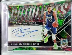 Karl Anthony Towns [Meta] Basketball Cards 2021 Panini Spectra Catalysts Signatures Prices