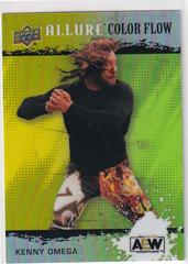 Kenny Omega [Yellow Green] Wrestling Cards 2022 Upper Deck Allure AEW Color Flow Prices