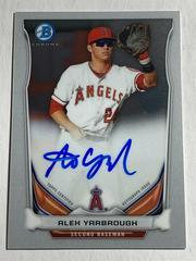 Alex Yarbrough [Chrome] #AY Baseball Cards 2014 Bowman Prospect Autograph Prices