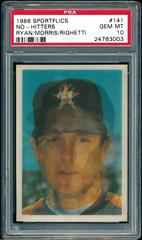 No-Hitters [Ryan, Morris, Righetti] Baseball Cards 1986 Sportflics Prices