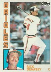 Rick Dempsey #272 Baseball Cards 1984 Topps Prices