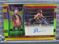 Seth 'Freakin' Rollins [Gold Prizm] #RA-SRL Wrestling Cards 2022 Panini Select WWE Ringside Action Signatures Prices