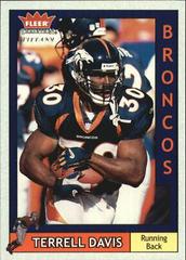 Terrell Davis [Tiffany] #124 Football Cards 2003 Fleer Tradition Prices