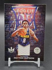 Peyton Watson #REM-PWN Basketball Cards 2022 Panini Court Kings Rookie Expression Memorabilia Prices