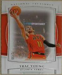 Trae Young #91 Basketball Cards 2019 Panini National Treasures Prices