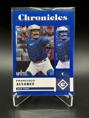 Francisco Alvarez [Blue] Baseball Cards 2023 Panini Chronicles Prices