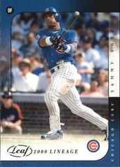 Sammy Sosa [Century Lineage] #60 Baseball Cards 2002 Leaf Prices